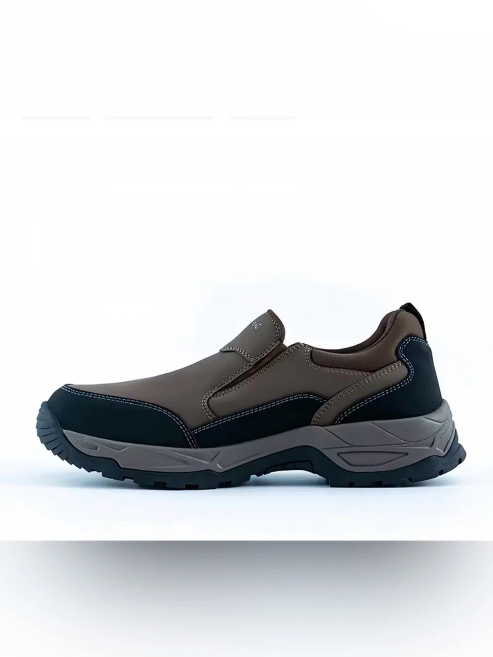 Tank TreadMen's Slip-On Work Loafers in Brown and Black